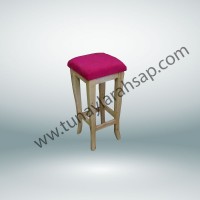 dg0018 Ülkü Ahşap Bar Taburesi